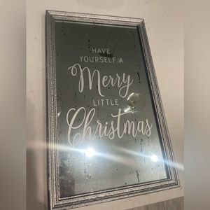 Christmas Mirrored Sign 12*20- Have Yourself A Merry Little Christmas